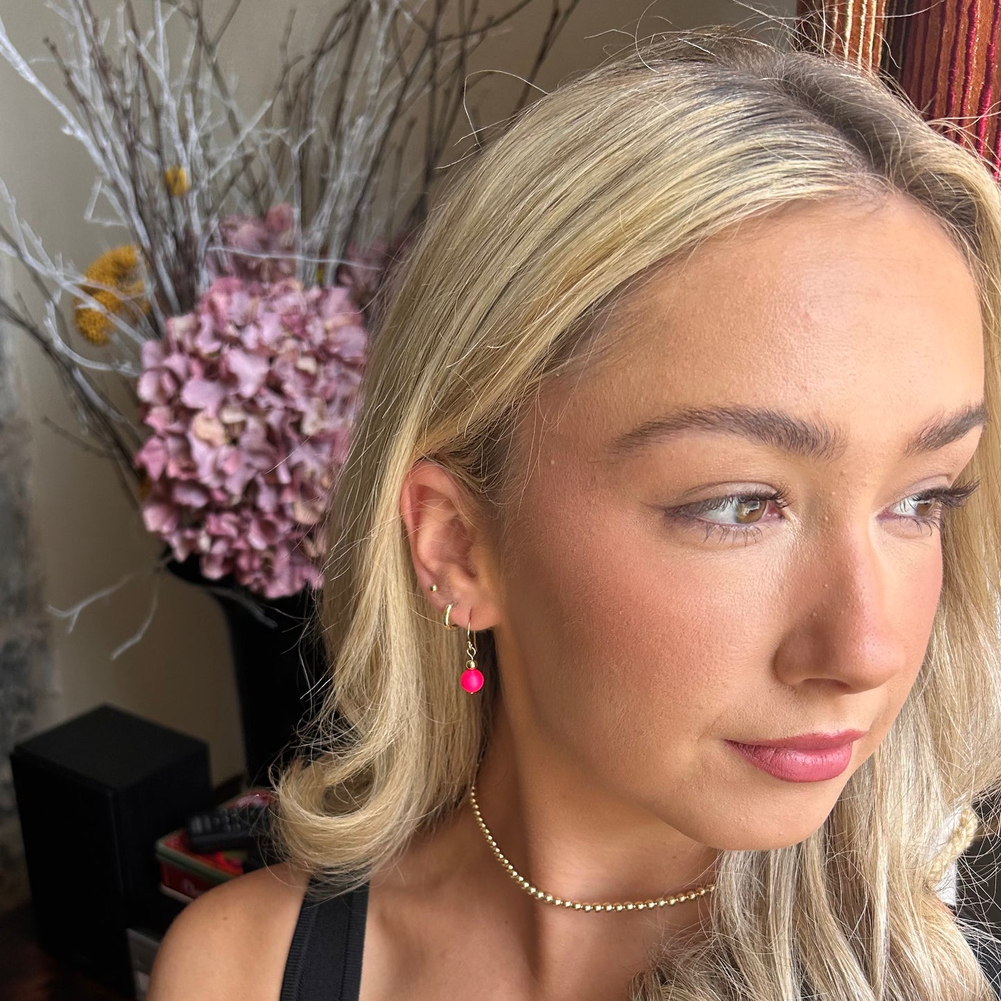 Neon short drop Earrings