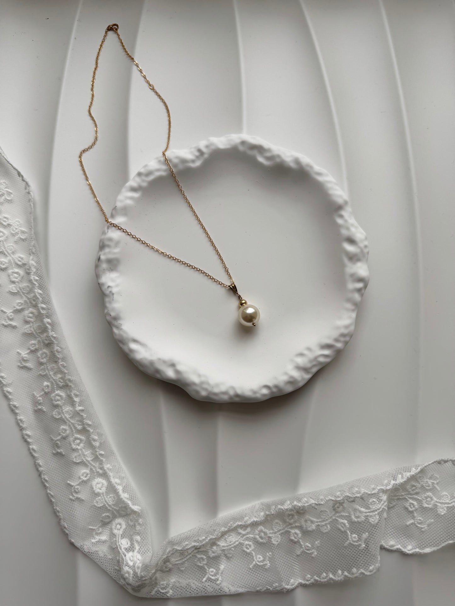 Swarovski large Pearl Necklace