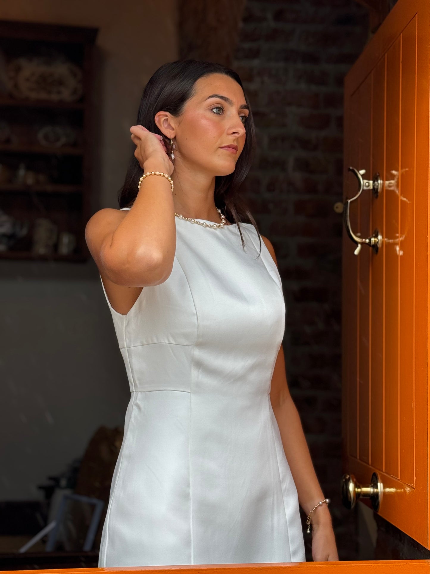 Swarovski Pearl Necklace (Gold Filled)